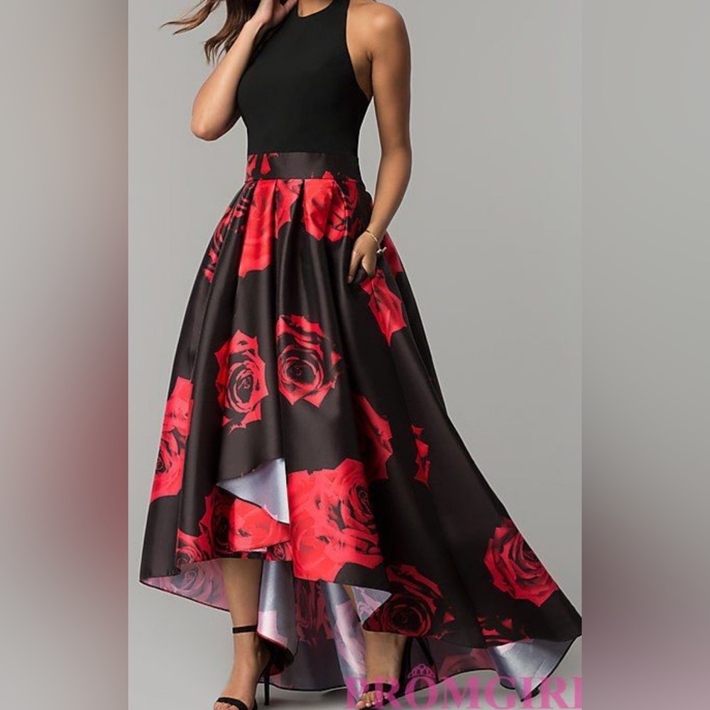 SALE!! Gorgeous rose flower full long skirt dress